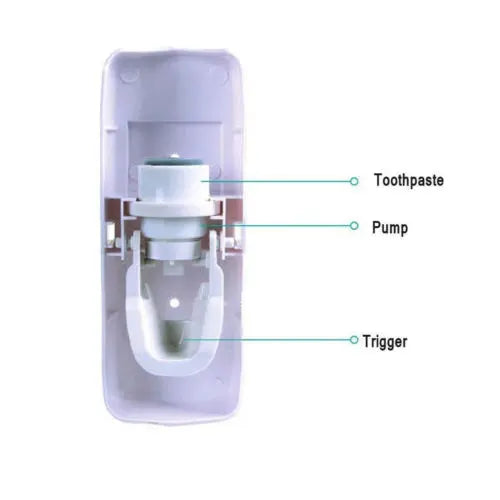 Dispenser Max + Suporte Para 5 Escovas